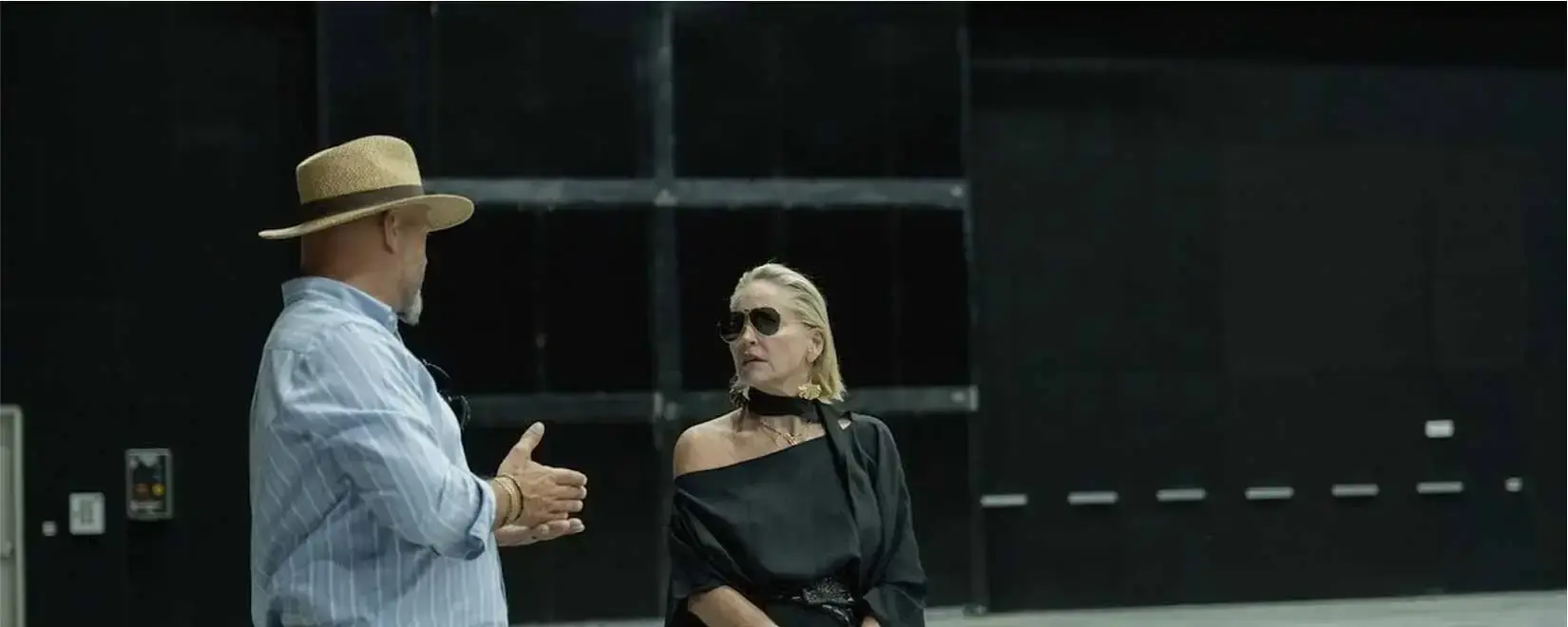 Sharon Stone visits AlUla