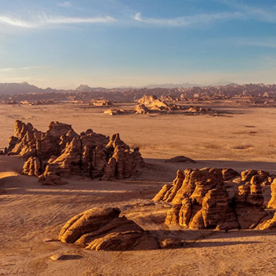 Towering cliffs