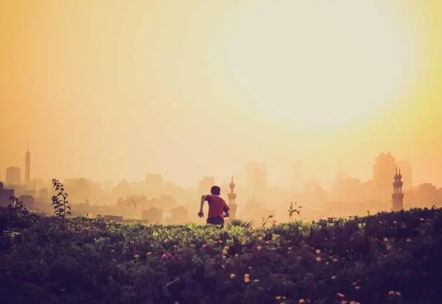 Hazy cityscape placeholder image